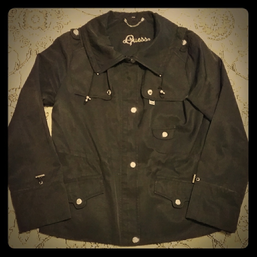Guess Black Weatherproof Jacket